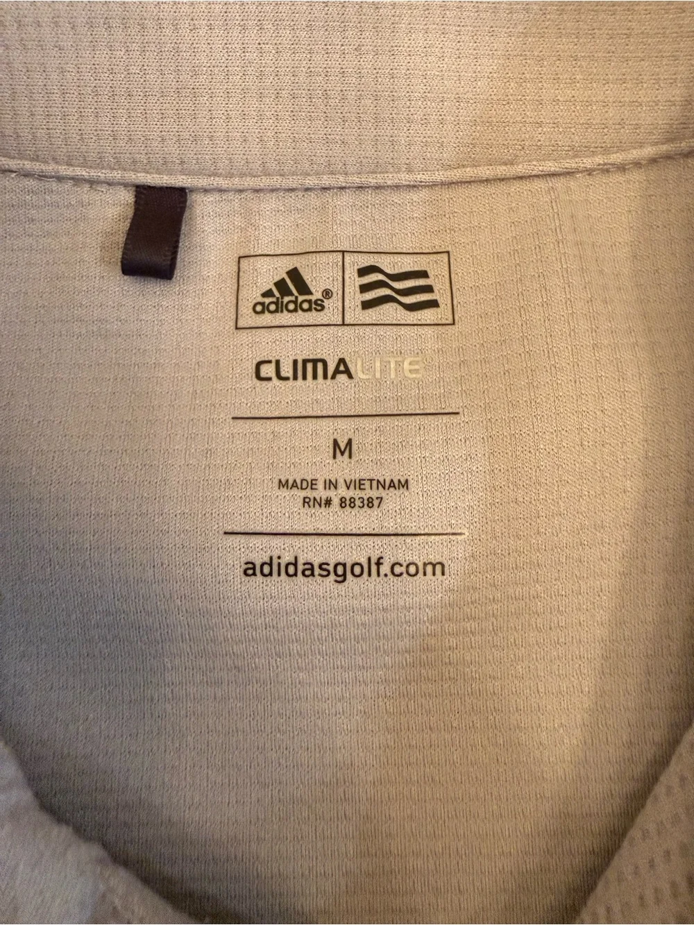 Men’s Adidas ClimaLite Long-Sleeve Golf Polo - Shark’s Tooth Golf Club - M